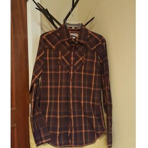 Rare Vintage plaid button down shirt